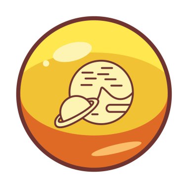 UFO simgesi vektör illüstrasyonu