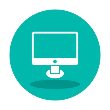 Ekran simgesi vektör illüstrasyonunu izle