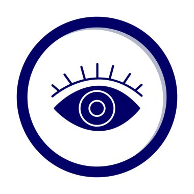 Göz simgesi, vektör illüstrasyon tasarımı 