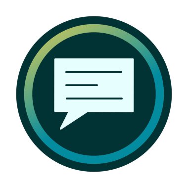 İleti simgesi ile konuşma balonu