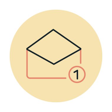 posta simgesi, vektör illüstrasyonu