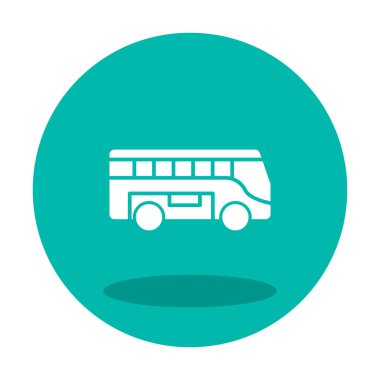 bus simgesi tasarım logo şablonu