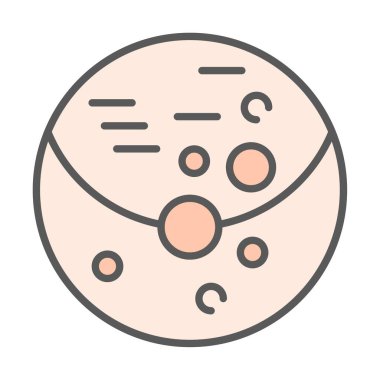 Venüs web simgesi, vektör illüstrasyonu