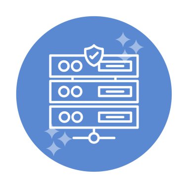 ağ simgesi çizimi. Sunucu                    