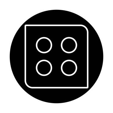 Menü web simgesi, vektör çizim