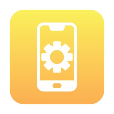 Mobil Ayar Simge vektör çizimi