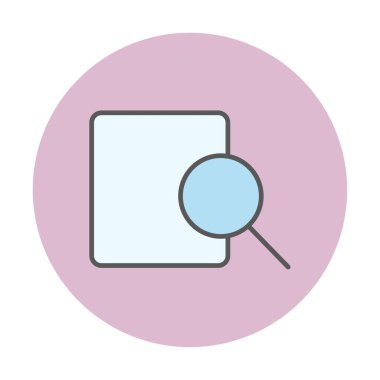 Büyütücü Cam Hat Simgesi