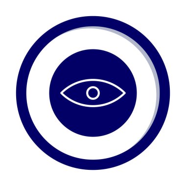 Göz simgesi, vektör illüstrasyon tasarımı 