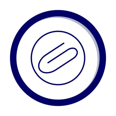 Eklenti simgesi. vektör renk çizimi