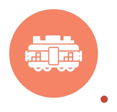 Tren kargosunun vektör çizimi