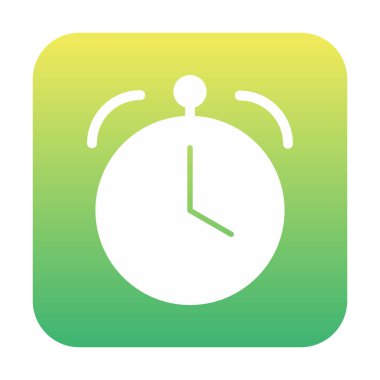 Saat, zamanlayıcı simgesi vektör çizimi 