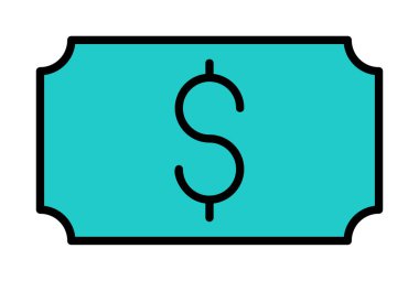 para simgesi, vektör illüstrasyonu basit tasarım