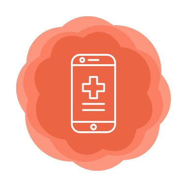 cep telefonu simgesi. vekto ilüzyonu 