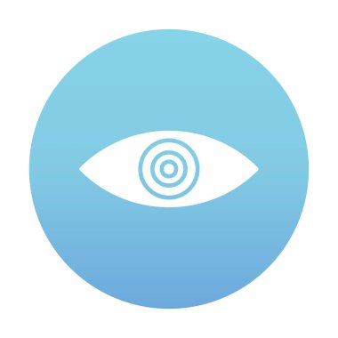 Göz simgesi, vektör illüstrasyon tasarımı 