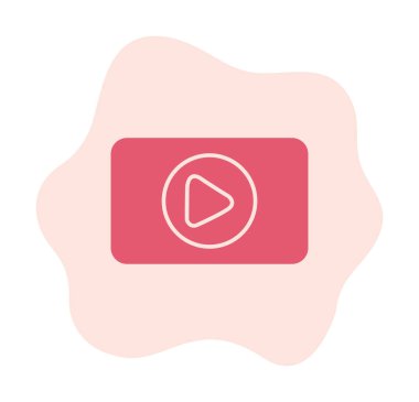 Oynatma düğmesi vektör çizimi