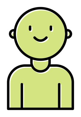 bebek oğlan simgesi, vektör illüstrasyonu