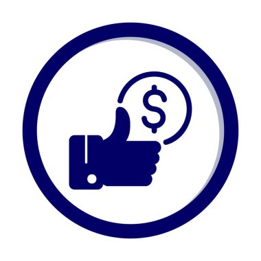 Basit En İyi Fiyat simgesi, vektör illüstrasyonu