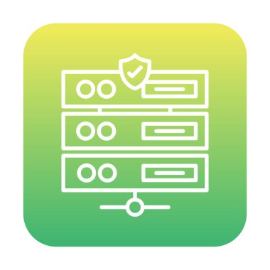 ağ simgesi çizimi. Sunucu                    