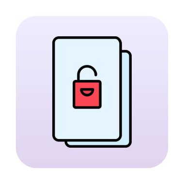 dosya simgesi, vektör illüstrasyonu basit tasarım