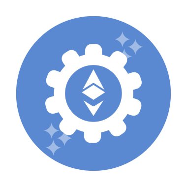 Ethereum Simge vektör çizimi ayarlanıyor