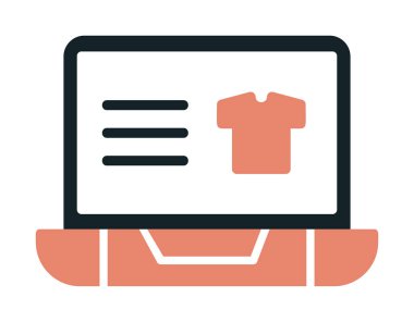 Projeniz için çevrimiçi alışveriş simgesi