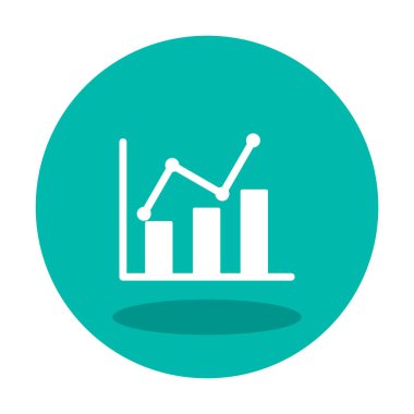 Grafik. Web simgesi basit illüstrasyon 