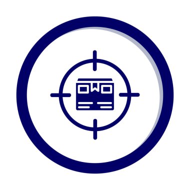 Paket İzleme Ağı simgesi, vektör illüstrasyonu. Sıralama izleme sembolü, logo illüstrasyonu