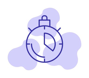 vektör kronometre simgesi illüstrasyonu 