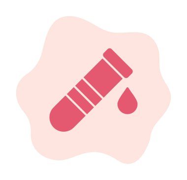 test tübü ikon vektör çizimi