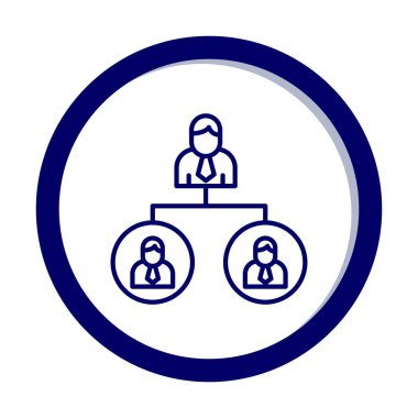 Beyaz arkaplanda Takım Yönetimi vektör çizimi