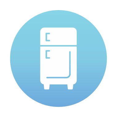 buzdolabı vektör simgesi çizelgesi çizimi