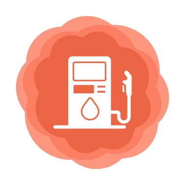 Yakıt İstasyonu simgesi taslak biçimi