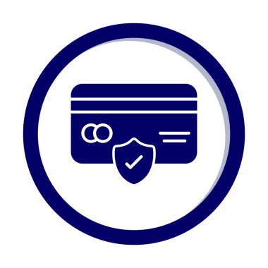 Basit ödeme finans simgesi, vektör illüstrasyonu