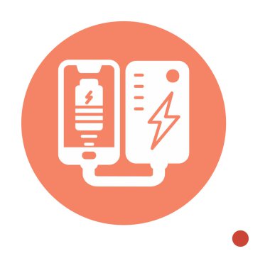 pil simgesi. renk çizgisi çizimi 