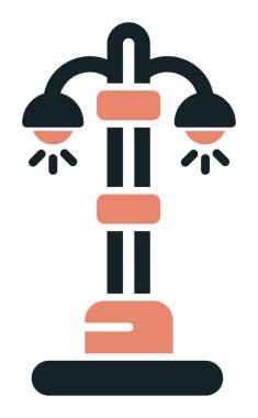 Sokak Işığı renk çizgisi simgesi    