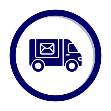 Postal Delivery vektör illüstrasyonuName