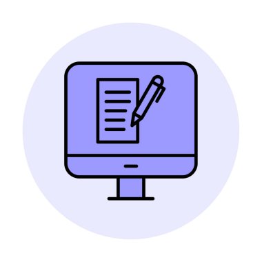 Bilgisayar Kopyalama simgesi illüstrasyonu