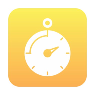 Saat, zamanlayıcı simgesi vektör çizimi 