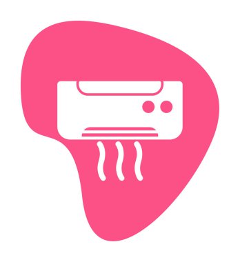 Klima ağı basit simgesi.