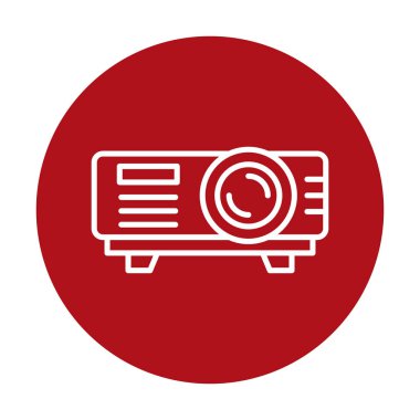 Projector  web icon vector illustration