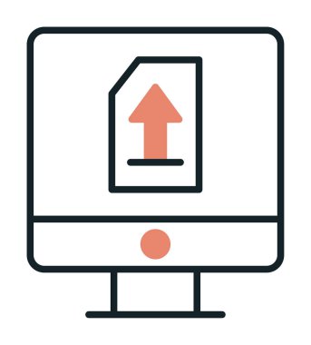 Simgeyi trendy düz tarzda yükle