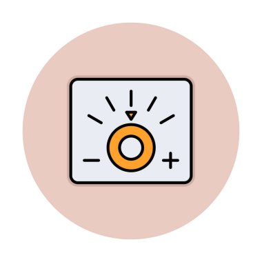 Loş simgenin vektör illüstrasyonu