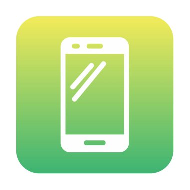 Akıllı telefon simgesi. özet vektör illüstrasyonu 