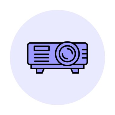 Projector  web icon vector illustration