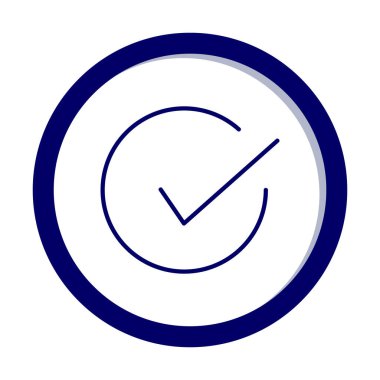 işaret simgesini işaretle, vektör illüstrasyonu basit tasarım