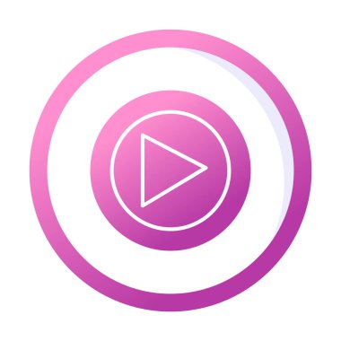 Oynatma düğmesi vektör çizimi