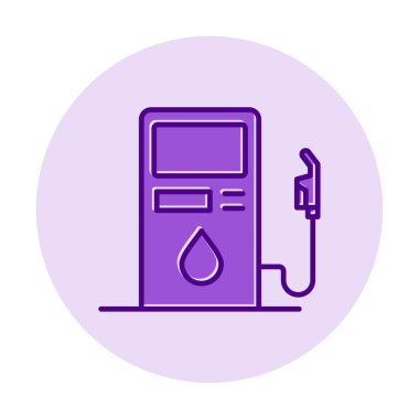 Yakıt İstasyonu simgesi taslak biçimi