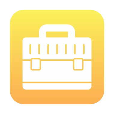 evrak çantası simgesi izole edilmiş web illüstrasyonu