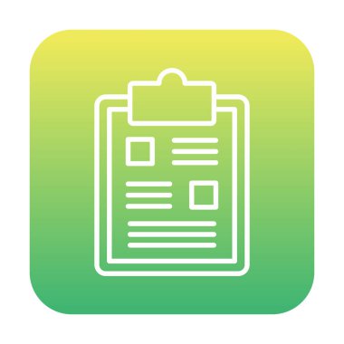 Pano simgesi, vektör illüstrasyonu basit tasarım