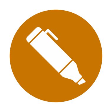 Vurgulama simgesi web basit illüstrasyon